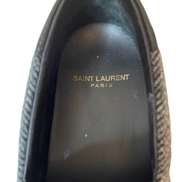 Yves Saint Laurent Black and Cream Sneakers - Picture 6 of 11
